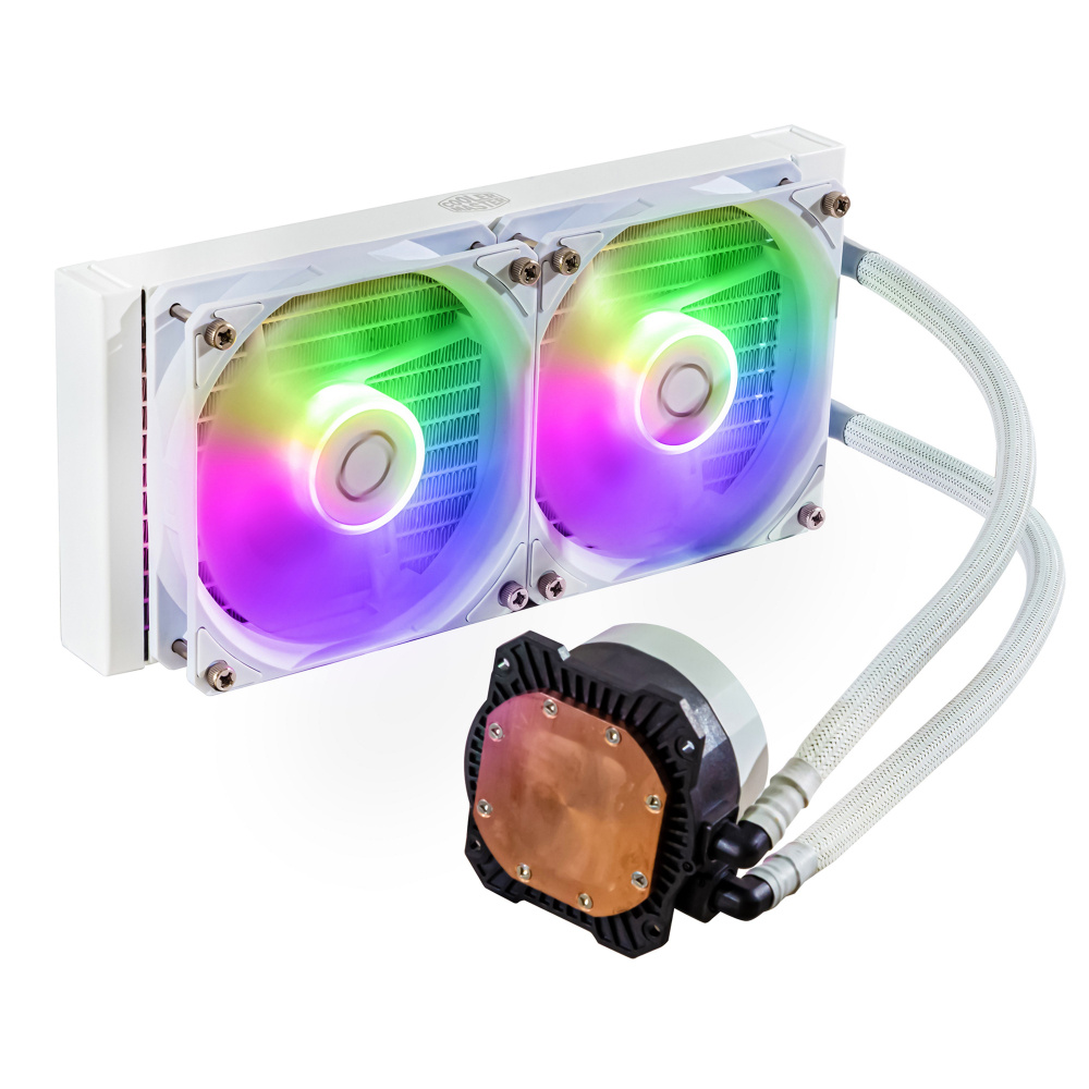 Foto 3 pulgar | Enfriamiento Cooler Master Master Liquid 240 Core Ii White Argb Lga 1851 Am5 Mlw-d24m-a18pa-rw