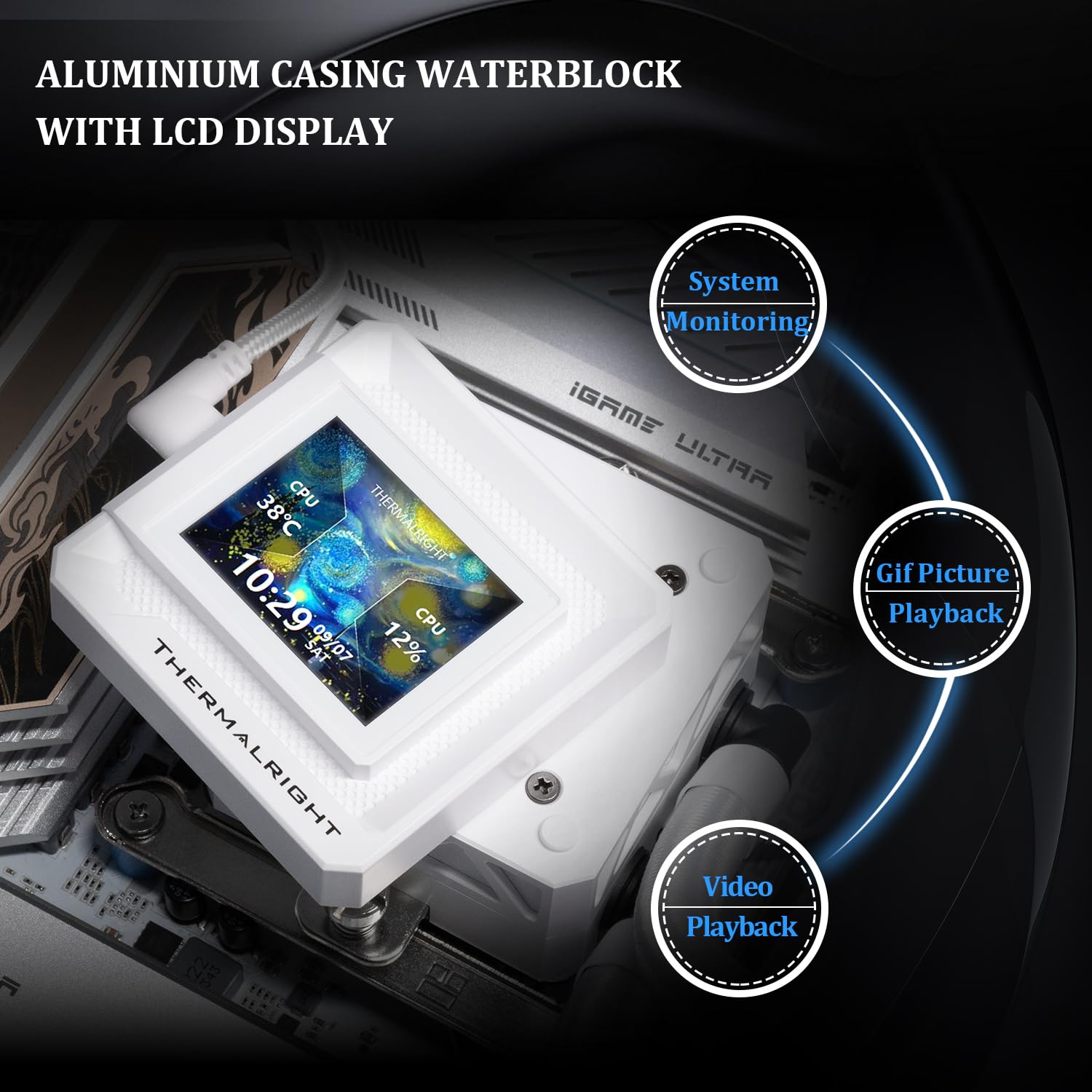 Foto 5 pulgar | Enfriador Líquido Para Cpu Thermalright Fw Se 240 Argb Blanco Aio - Venta Internacional.