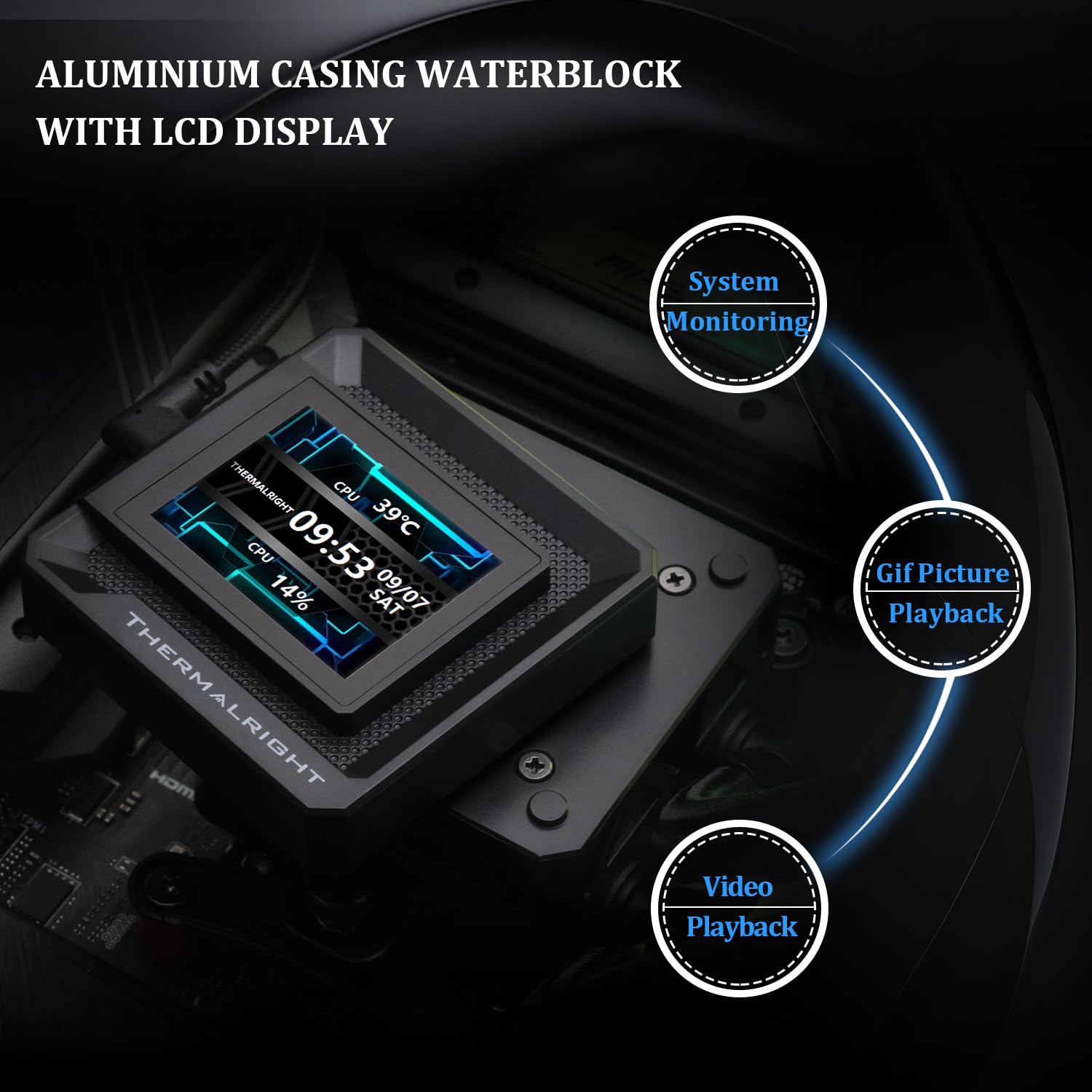 Foto 4 | Enfriador Líquido Para Cpu Thermalright Fw Se 240 Argb Negro - Venta Internacional.
