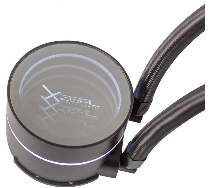 Foto 4 pulgar | Ventilador Xzeal Enfriamiento Líquido Xzco409b Argb 120mm