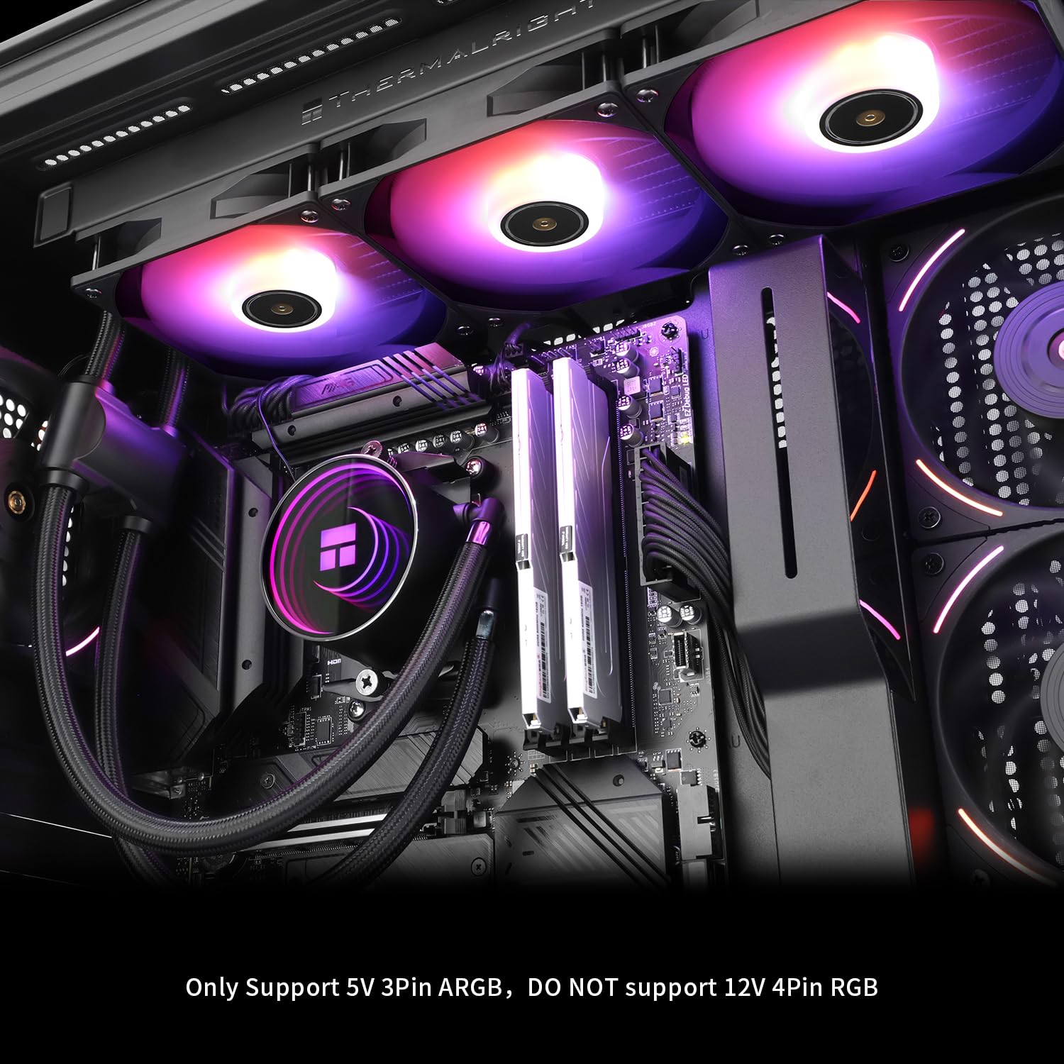 Foto 7 pulgar | Enfriador De Cpu Con Refrigeración Por Agua Thermalright Frozen Notte 360 - Venta Internacional.