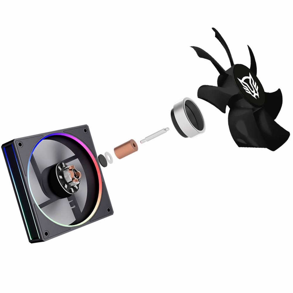 Foto 4 | Enfriamiento Liquido Balam Rush Hydrox Pro V2 Hx36 360mm Argb 7 Pines 2200 Rpm Tdp 300w Lga1851 Am5