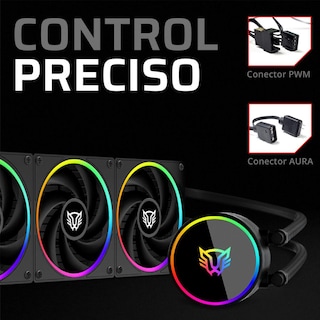 Foto 5 | Enfriamiento Liquido Balam Rush Hydrox Pro V2 Hx36 360mm Argb 7 Pines 2200 Rpm Tdp 300w Lga1851 Am5