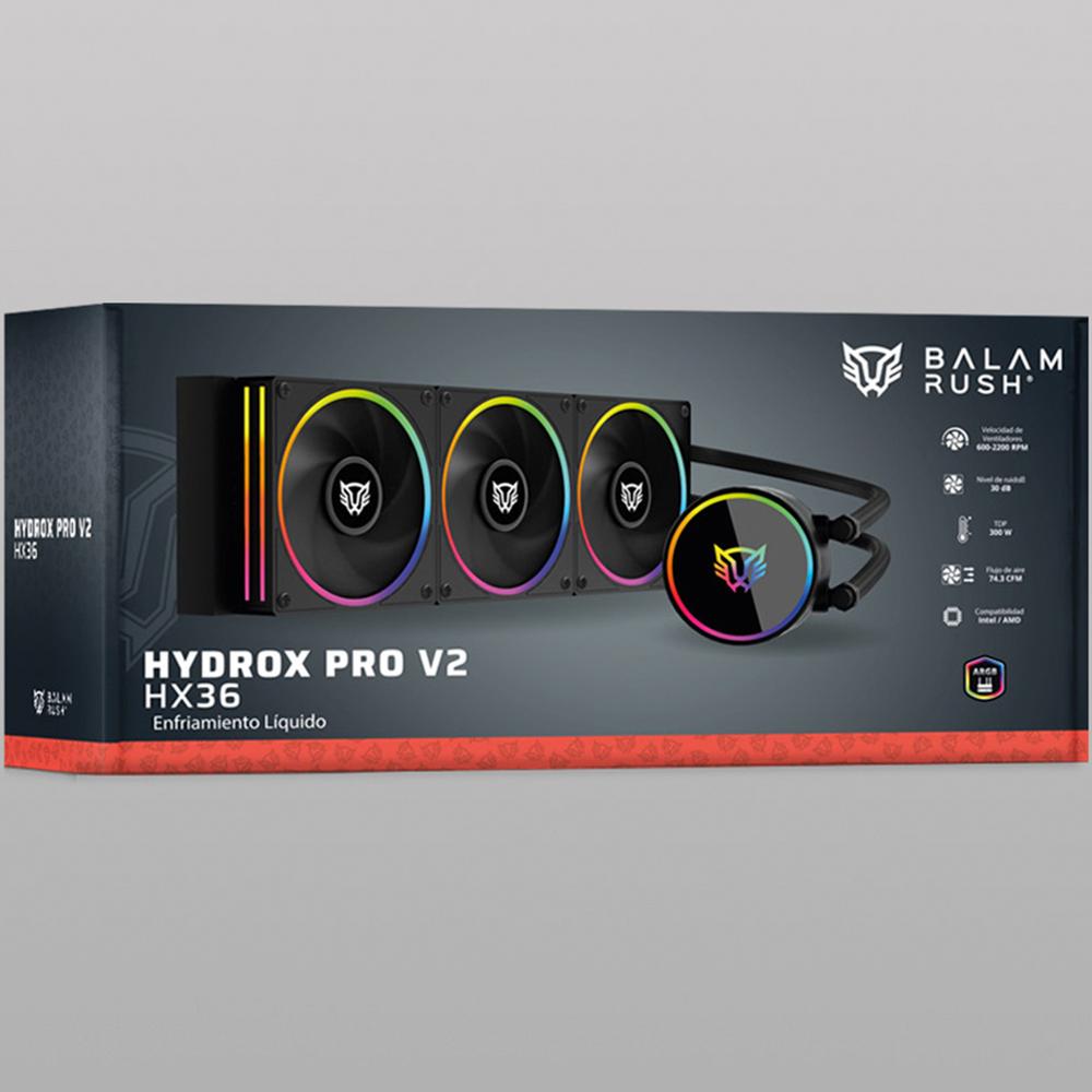 Foto 6 | Enfriamiento Liquido Balam Rush Hydrox Pro V2 Hx36 360mm Argb 7 Pines 2200 Rpm Tdp 300w Lga1851 Am5