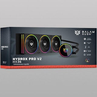 Foto 6 | Enfriamiento Liquido Balam Rush Hydrox Pro V2 Hx36 360mm Argb 7 Pines 2200 Rpm Tdp 300w Lga1851 Am5
