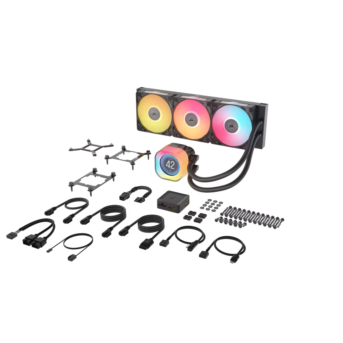 Foto 5 | Enfriamiento Corsair Icue Link Titan 360 Rx Lcd Rgb Negro Lga 1851 Am5 Cw-9061023-ww