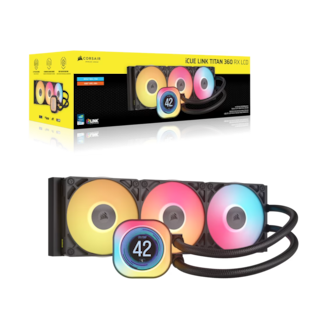 Foto 6 | Enfriamiento Corsair Icue Link Titan 360 Rx Lcd Rgb Negro Lga 1851 Am5 Cw-9061023-ww