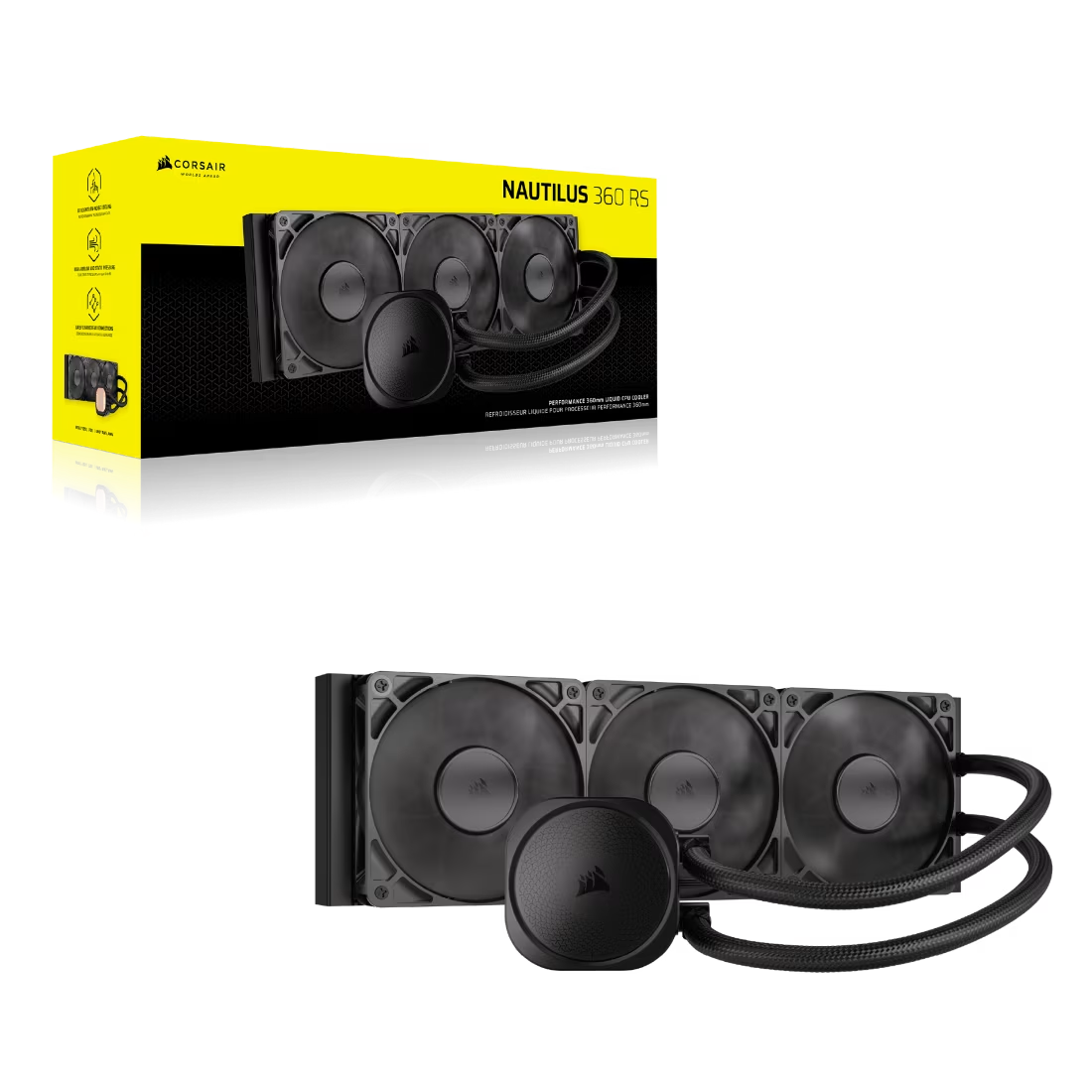 Foto 9 pulgar | Enfriamiento Corsair Nautilus 360 Rs Negro Lga 1851 Am5 Cw-9060089-ww