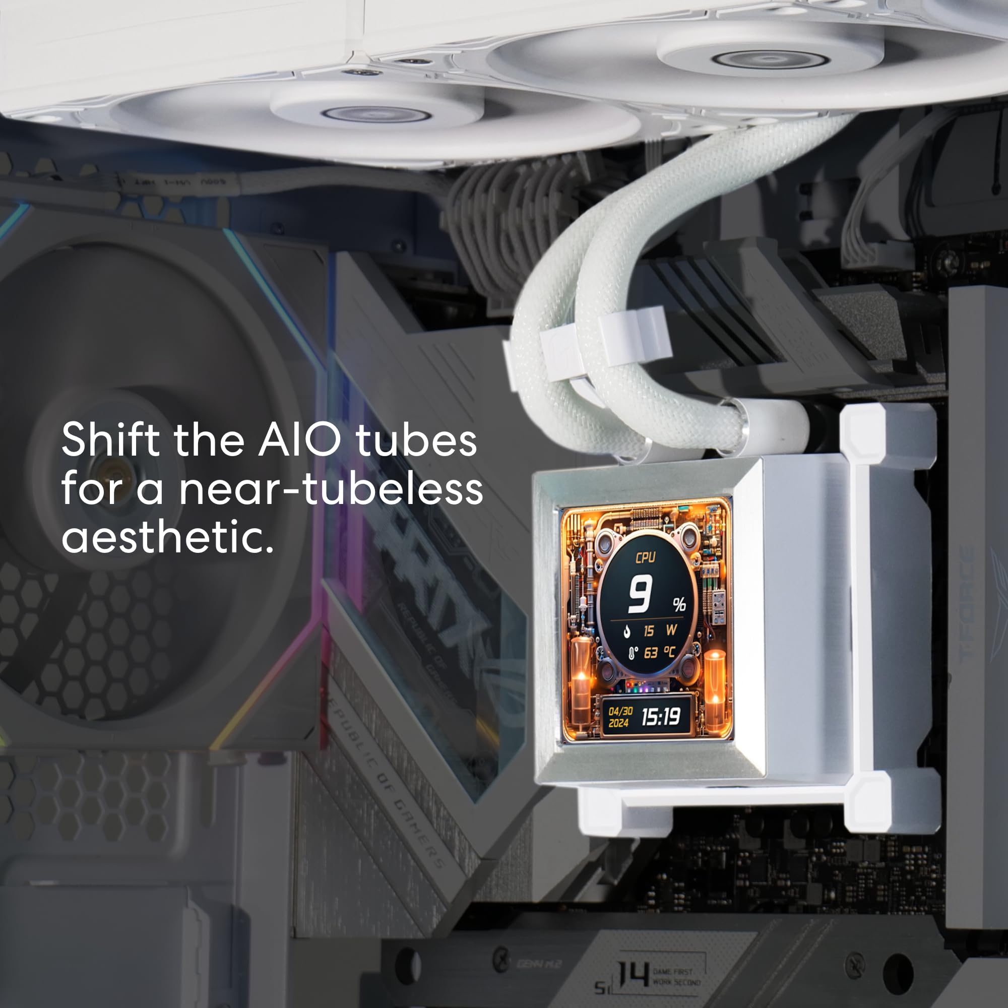 Foto 5 pulgar | Enfriador de Líquido AIO Lian Li HydroShift 360 con 3 Ventiladores de 28 mm - Venta Internacional
