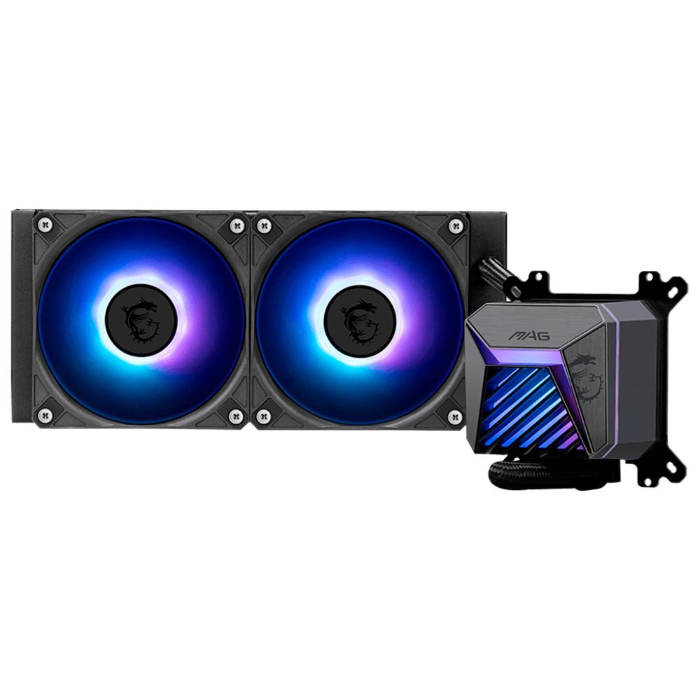 Foto 2 | Enfriamiento Liquido Msi Mag A15 240 Argb Lga 1851 Am5 Negro