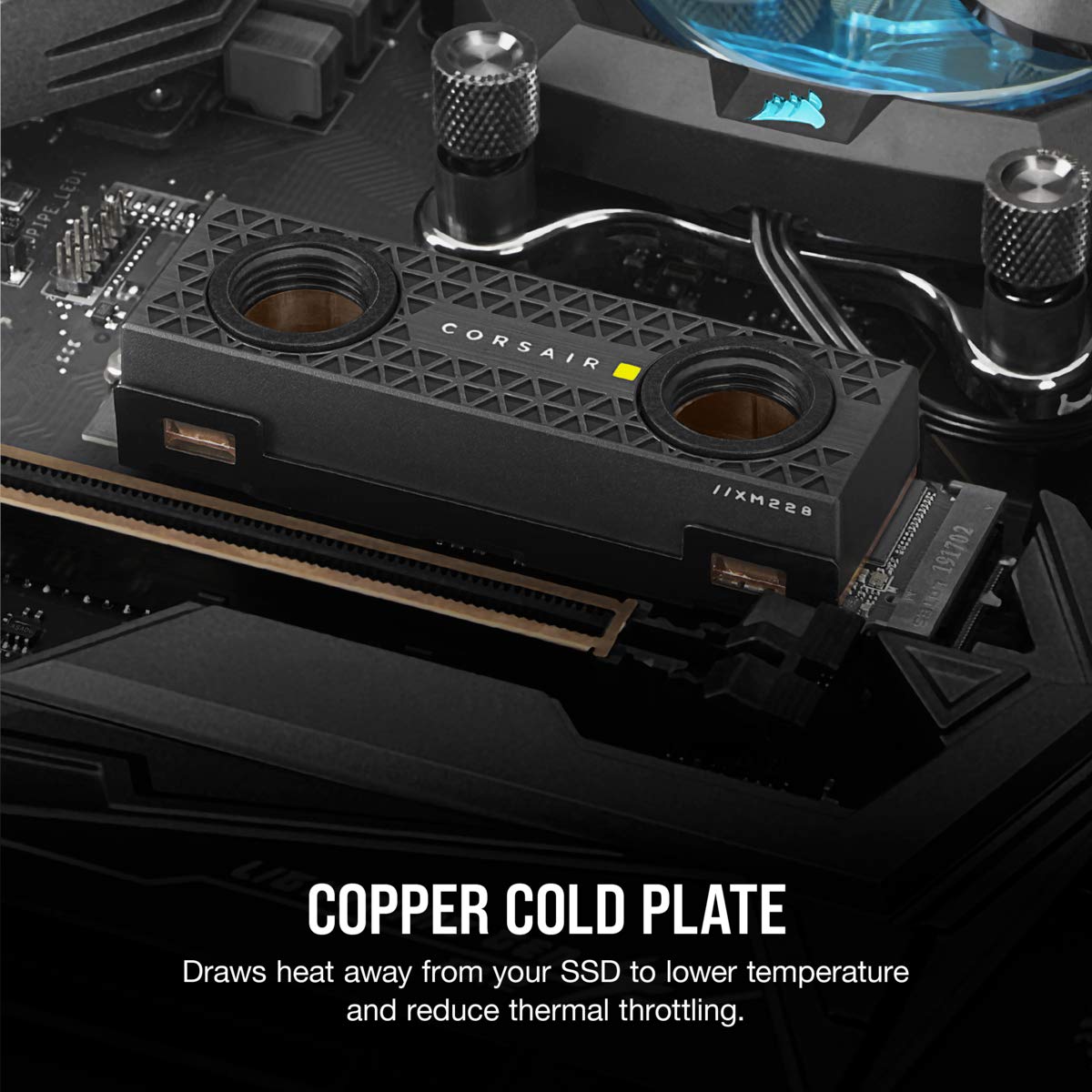 Foto 6 | Bloque De Agua Corsair Hydro X Series Xm2 M.2 Ssd - Venta Internacional.