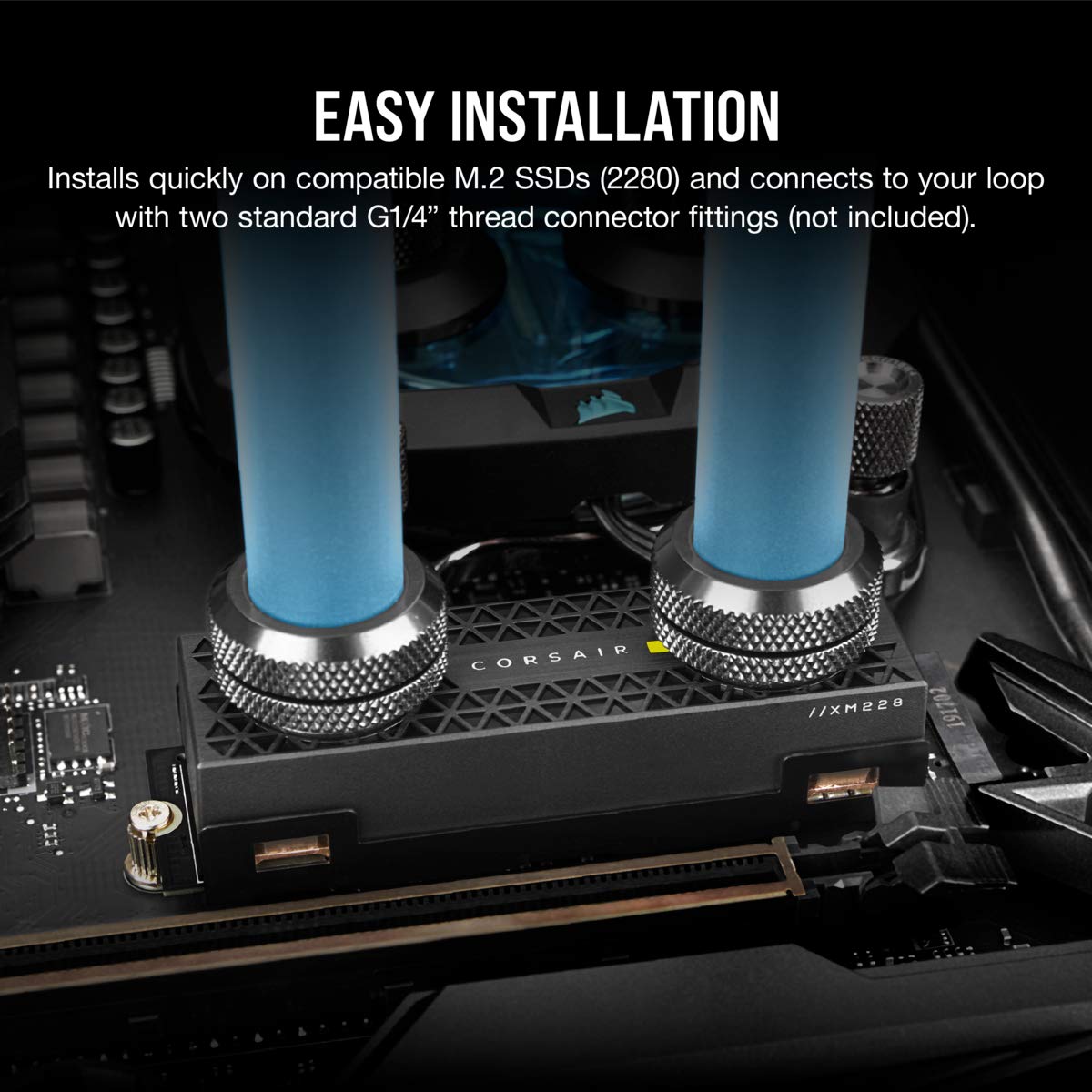 Foto 8 pulgar | Bloque De Agua Corsair Hydro X Series Xm2 M.2 Ssd - Venta Internacional.