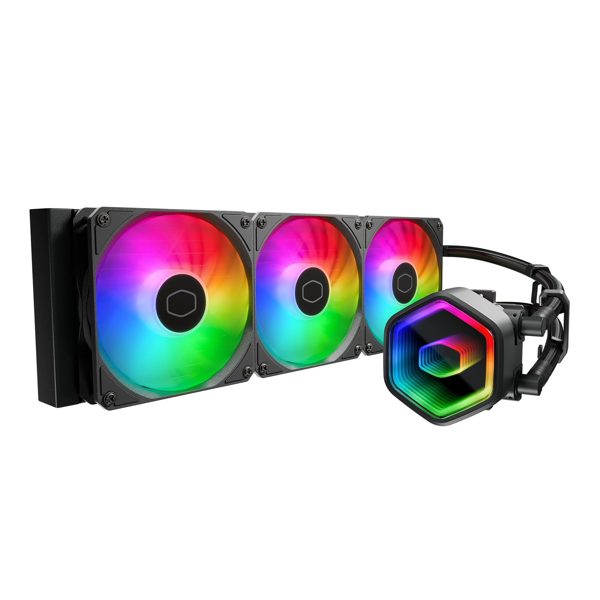 Enfriador Líquido Para Cpu Cooler Master 360 Core Ii Aio 360mm - Venta Internacional.
