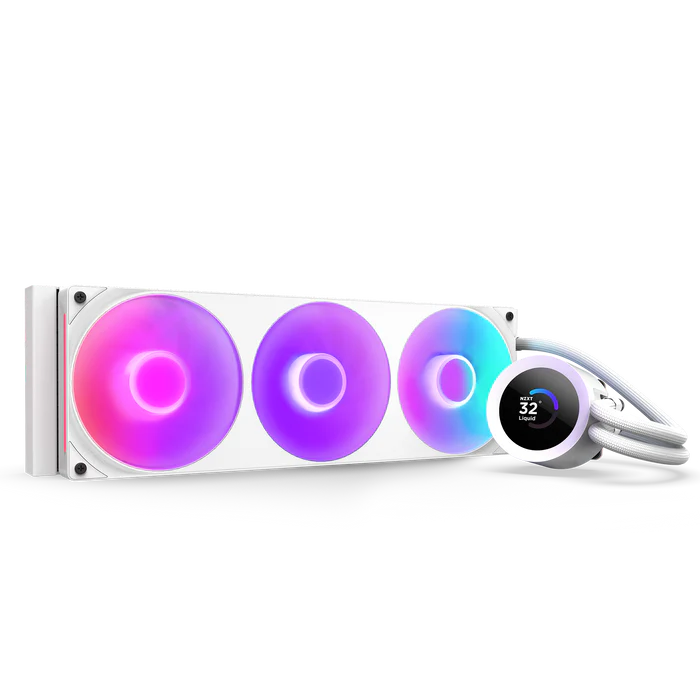 Enfriamiento Nzxt Kraken Plus 360 Rgb 360mm Blanco Lga1851/am5 Rl-kr360-w2