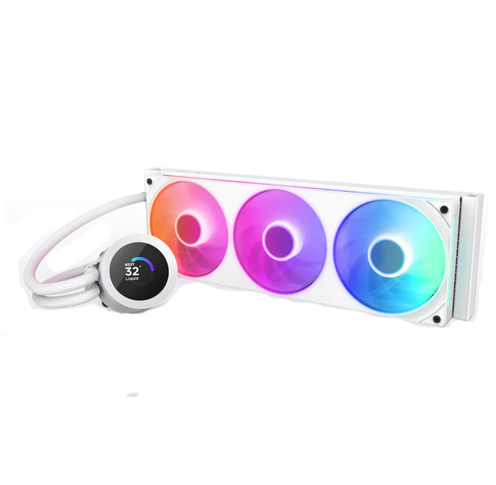 Foto 3 | Enfriamiento Nzxt Kraken Plus 360 Rgb 360mm Blanco Lga1851/am5 Rl-kr360-w2