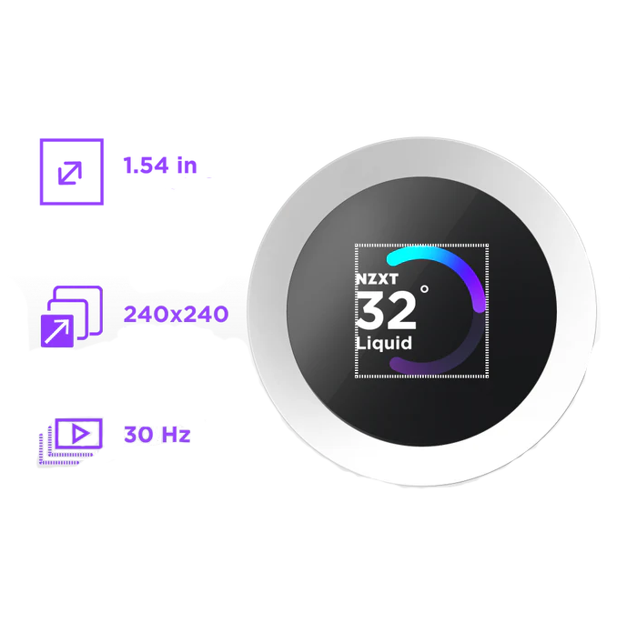 Foto 4 | Enfriamiento Nzxt Kraken Plus 360 Rgb 360mm Blanco Lga1851/am5 Rl-kr360-w2