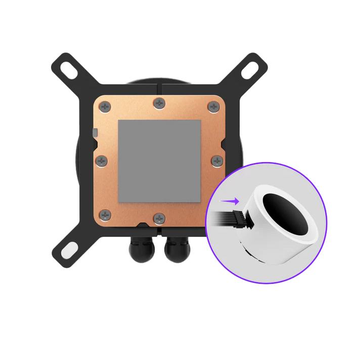 Foto 6 | Enfriamiento Nzxt Kraken Plus 360 Rgb 360mm Blanco Lga1851/am5 Rl-kr360-w2