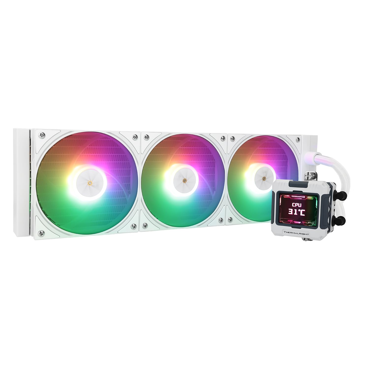 Foto 2 pulgar | Enfriador De Agua Para Cpu Thermalright Fw 360 Blanco Argb V2 360 Mm - Venta Internacional.