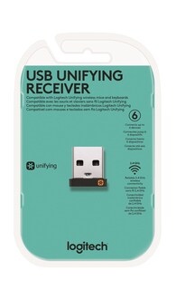 Foto 6 | Receptor Unifying Logitech Inalámbrico Usb De 2,4 Ghz Negro - Venta Internacional.
