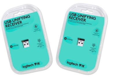 Foto 5 | Receptores Unificadores Usb Logitech 2 Piezas - Venta Internacional