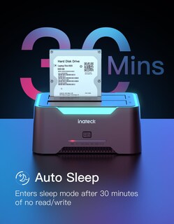 Foto 7 | Estación De Acoplamiento De Disco Duro Inateck Rgb Sata A Usb 3.0 - Venta Internacional.