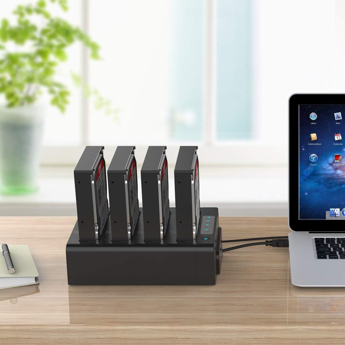 Foto 7 | Estación De Acoplamiento De Disco Duro Externa Orico 4 Bay Usb 3.2 Gen 1 - Venta Internacional.