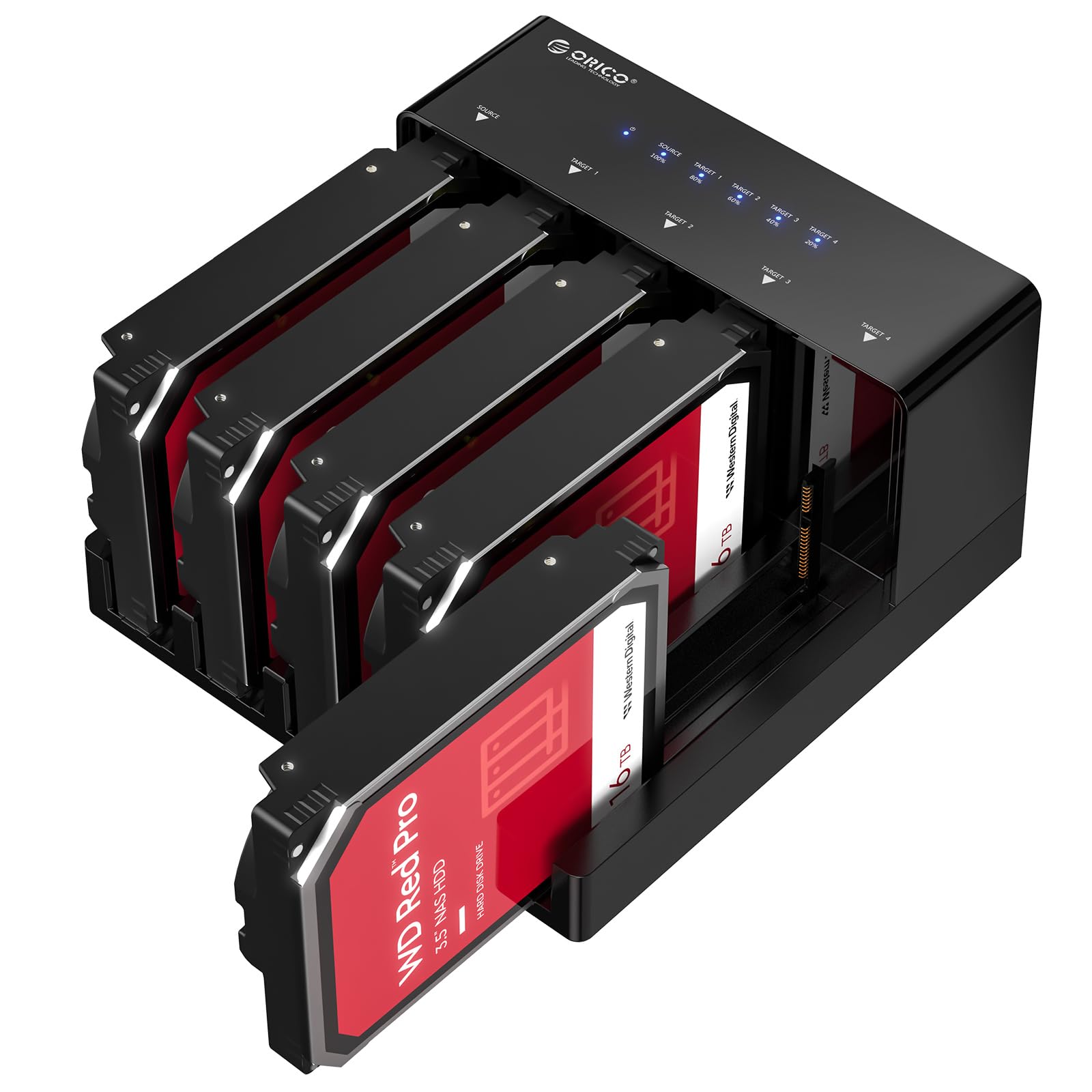 Foto 1 | Estación De Acoplamiento De Disco Duro Orico 6558us3-c 5 Bahías Usb 3.0 - Venta Internacional.