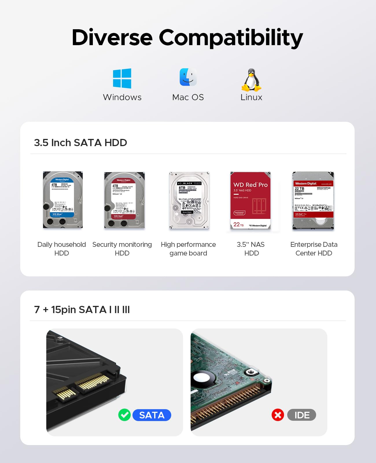 Foto 6 | Estación De Acoplamiento De Disco Duro Orico 6558us3-c 5 Bahías Usb 3.0 - Venta Internacional.