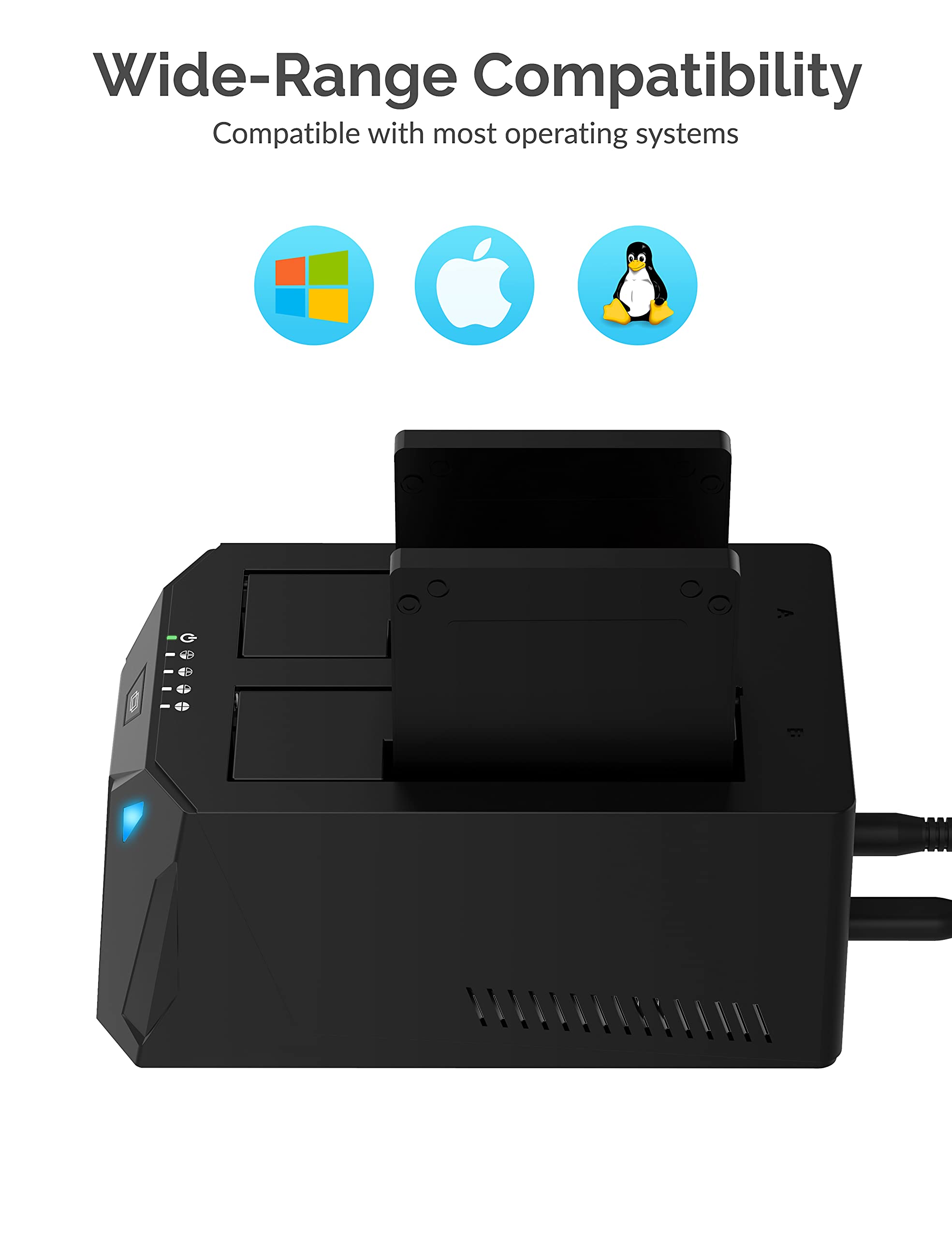 Foto 8 pulgar | Estación De Acoplamiento Para Disco Duro Sabrent Usb Tipo C Sata De 2,5 Y 3,5 Pulgadas - Venta Internacional.
