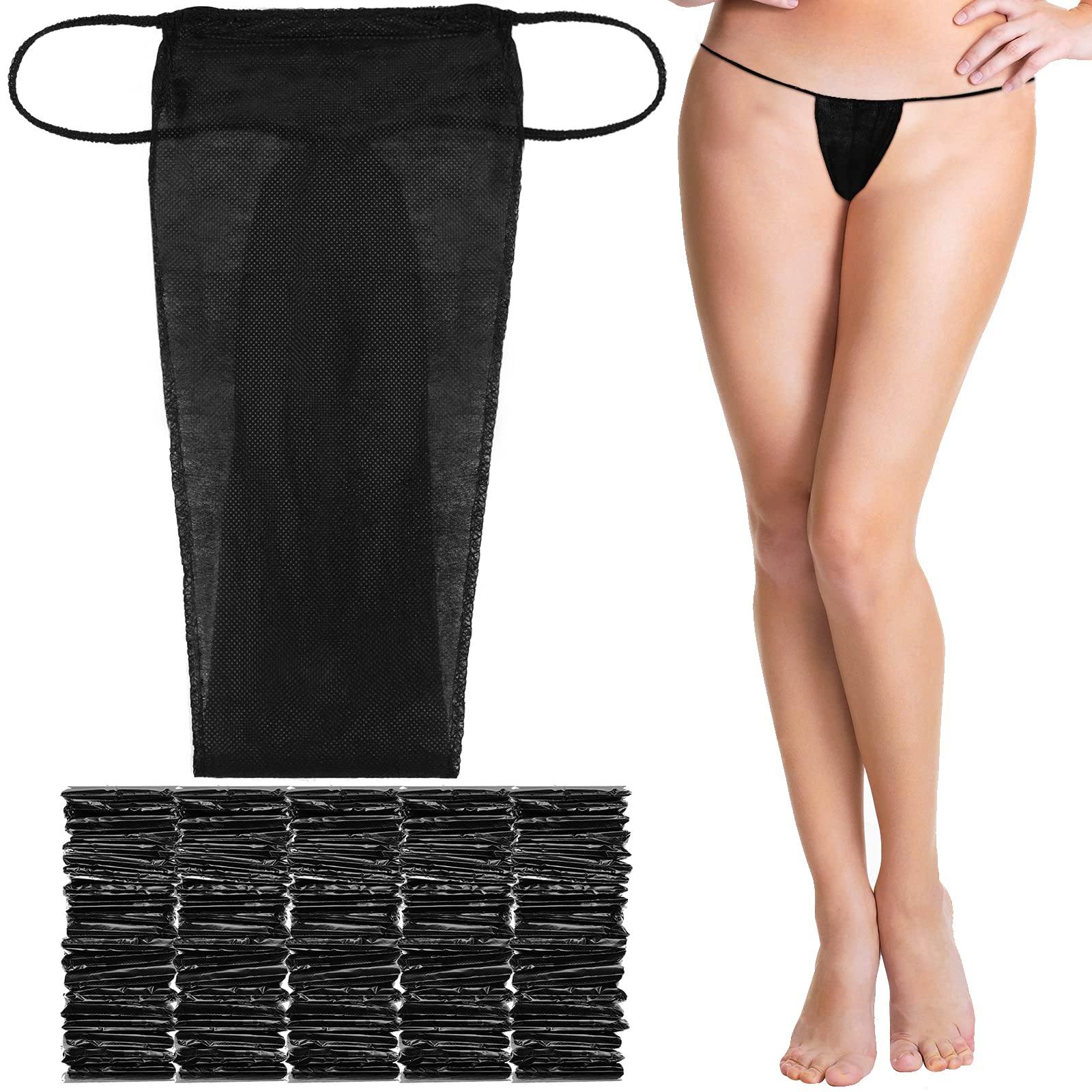 Foto 1 | Bragas Desechables Geyoga Para Mujer, 100 Piezas, Color Negro - Venta Internacional.