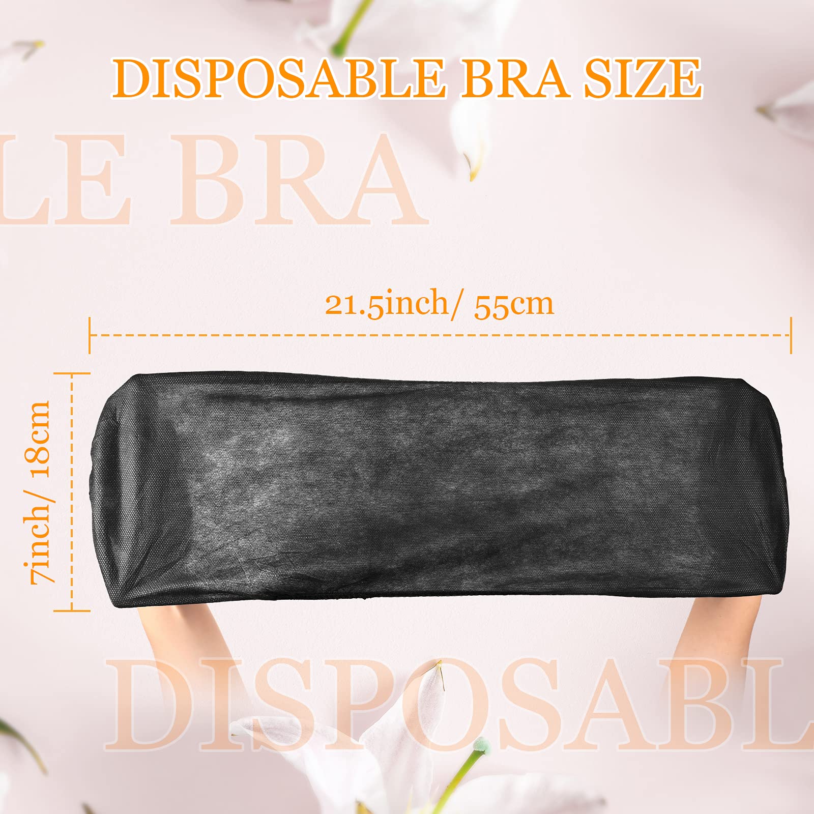 Foto 5 pulgar | Sujetadores Desechables No Tejidos Geyoga 100 Piezas Para Mujer (negros) - Venta Internacional.