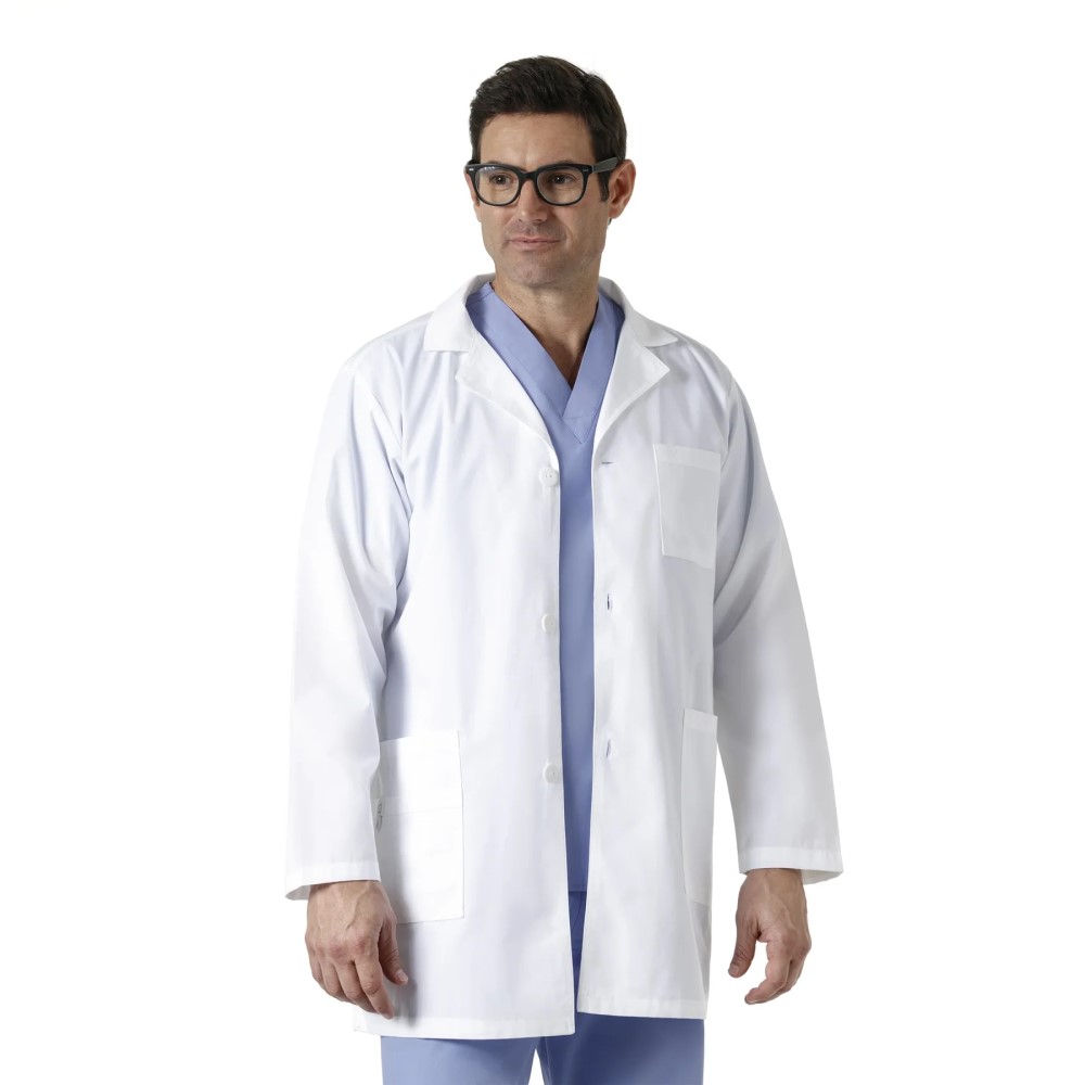 Foto 2 pulgar | Bata Larga Médica Wonderwink Blanca 7302 Ligera Talla CH para Hombre
