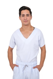 Foto 2 | Pijama Quirúrgica Jogger Blanca para Hombre