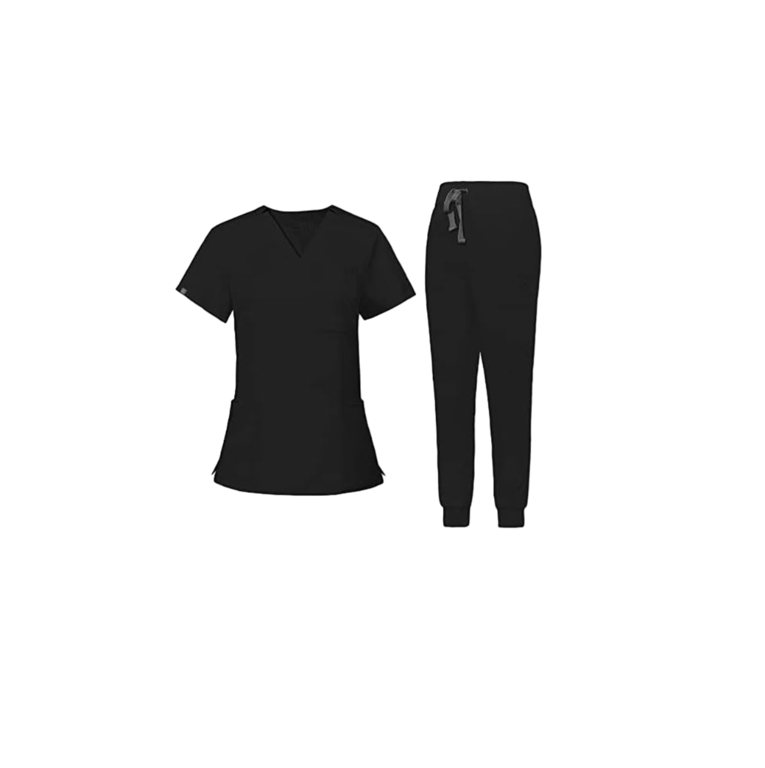 Foto 1 | Conjunto De Trabajo De Uniforme Quirúrgico Para Hospital Mediano, Negro