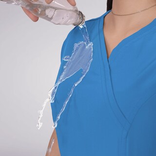 Foto 4 | Uniforme Médico Quirúrgico Sea Brazil Antifluido Azul para Mujer