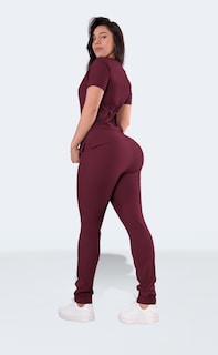 Foto 6 | Uniforme Médico Quirúrgico Sea Brazil Antifluido Vino para Mujer
