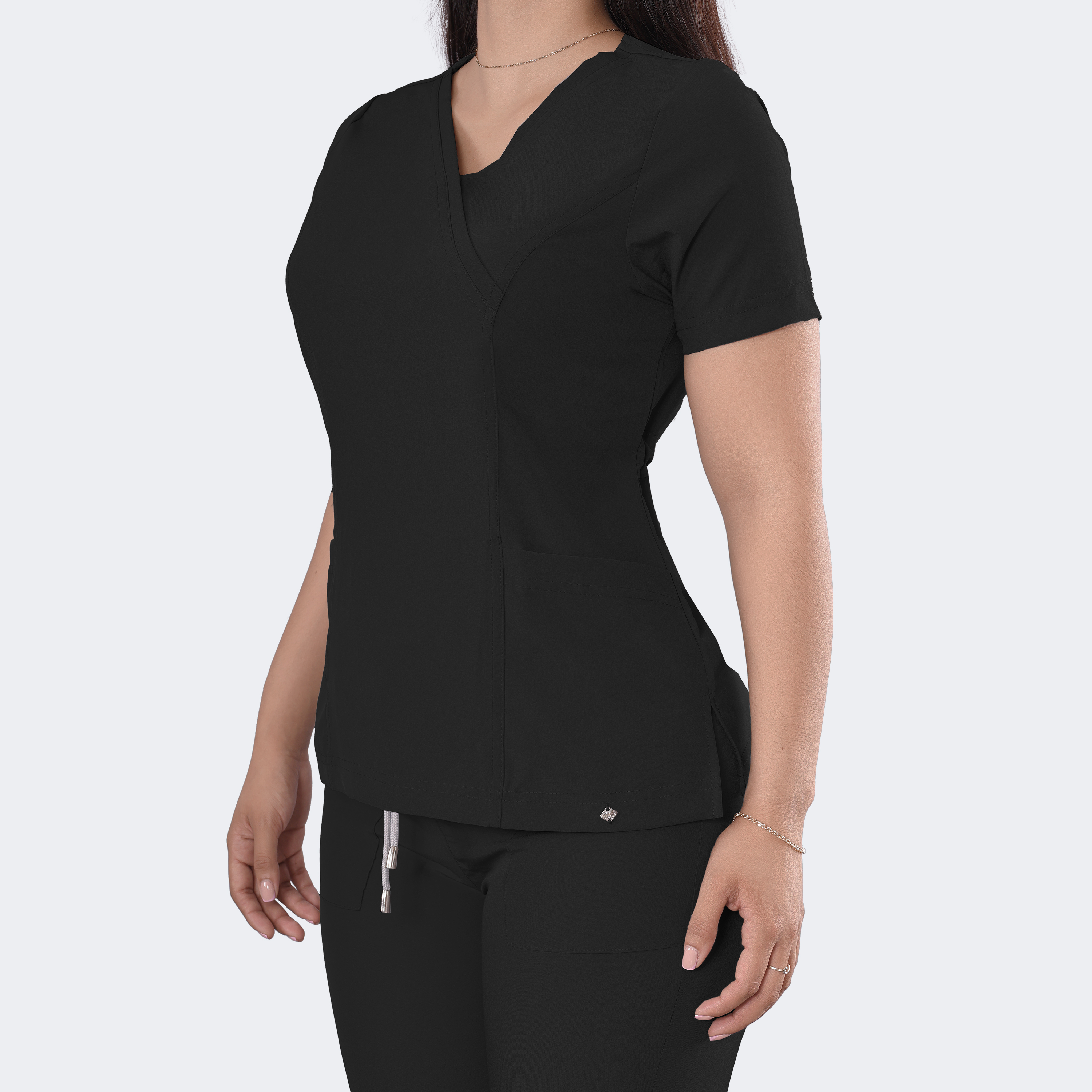 Foto 5 pulgar | Uniforme Médico Quirúrgico Sea Brazil Negro para Mujer