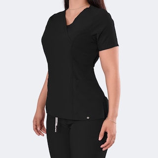 Foto 4 | Uniforme Médico Quirúrgico Sea Brazil Negro para Mujer