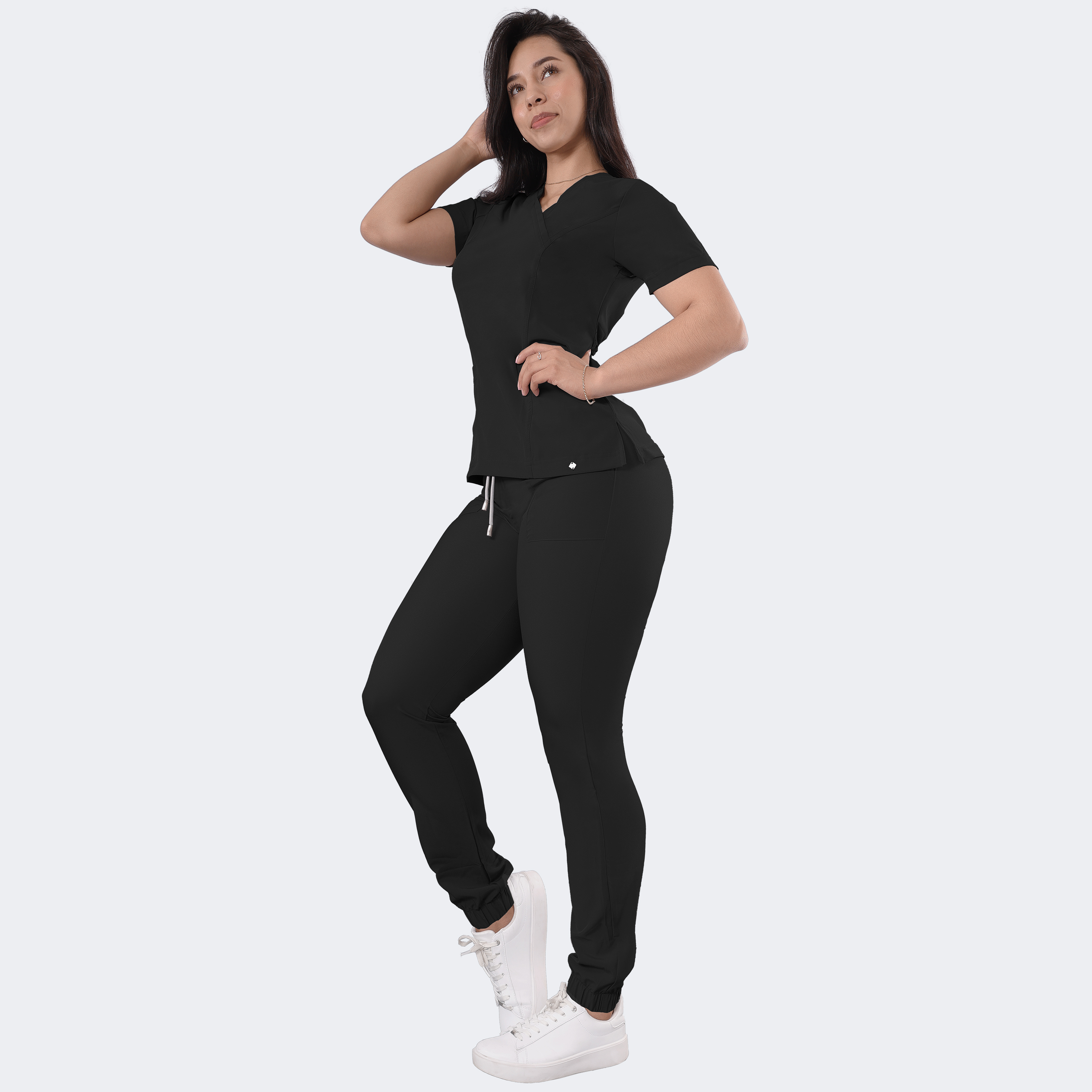 Foto 6 pulgar | Uniforme Médico Quirúrgico Sea Brazil Negro para Mujer