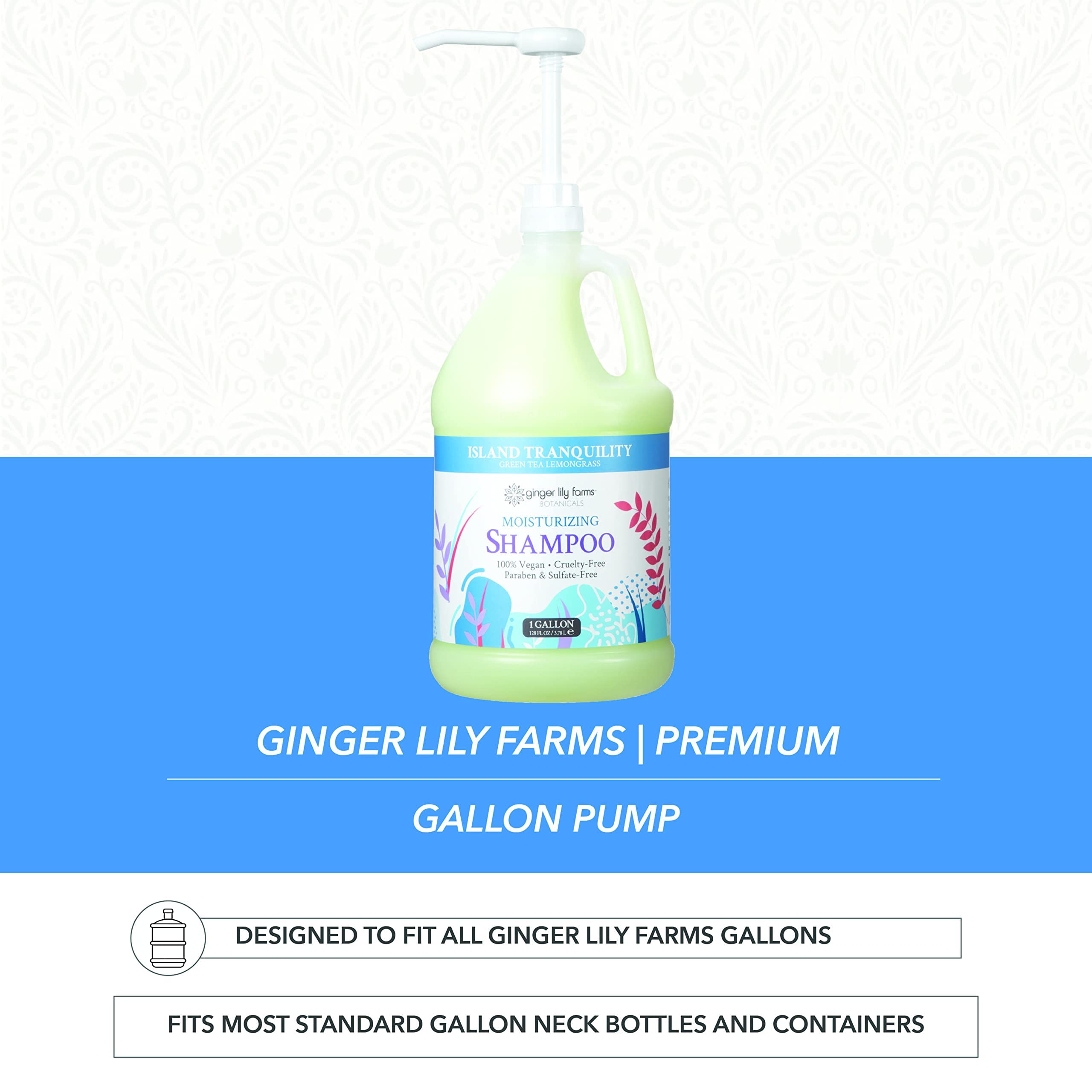 Foto 4 | Dispensador Con Bomba Ginger Lily Farms Premium Para Botellas De Un Galón - Venta Internacional.