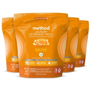 Foto 1 | Paquetes De Detergente Para Ropa Method Ginger Mango Scent 168 Cargas - Venta Internacional.