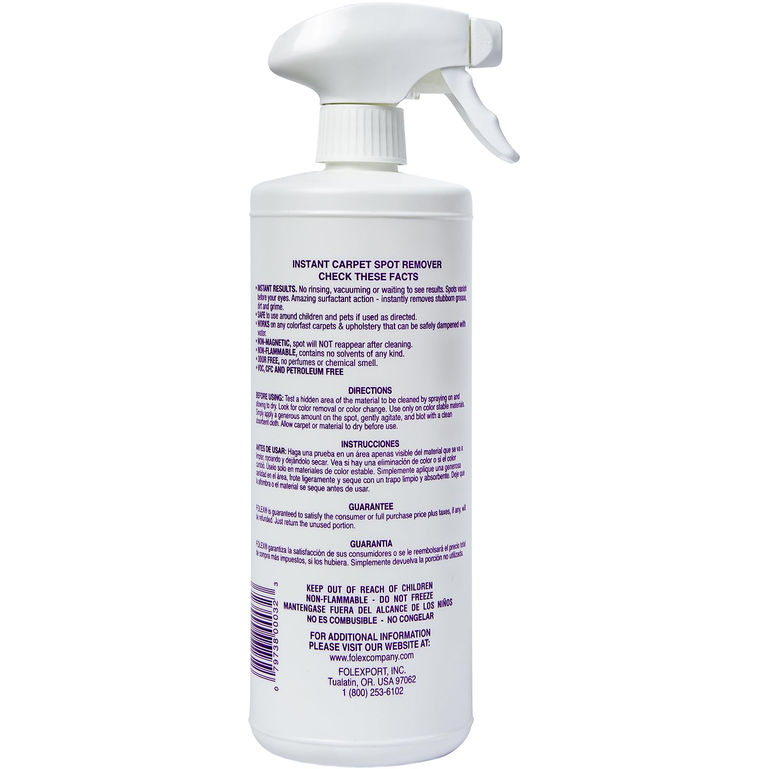 Foto 3 pulgar | Quitamanchas Para Alfombras Folex Instant  946 Ml  Paquete De 3 - Venta Internacional.