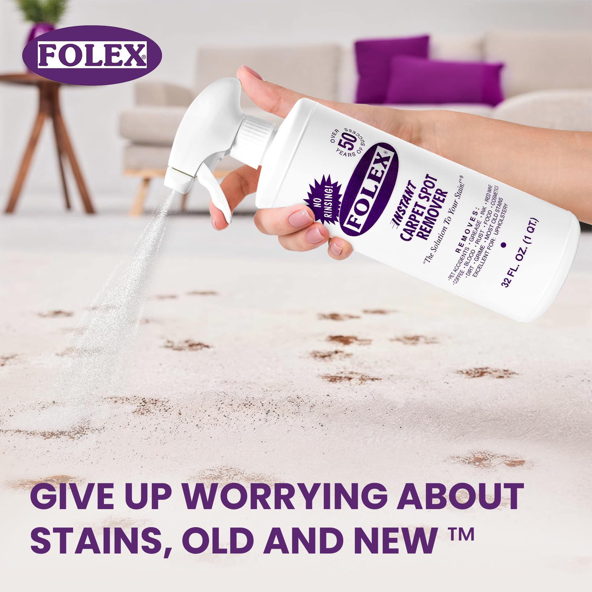Foto 7 pulgar | Quitamanchas Para Alfombras Folex Instant  946 Ml  Paquete De 3 - Venta Internacional.