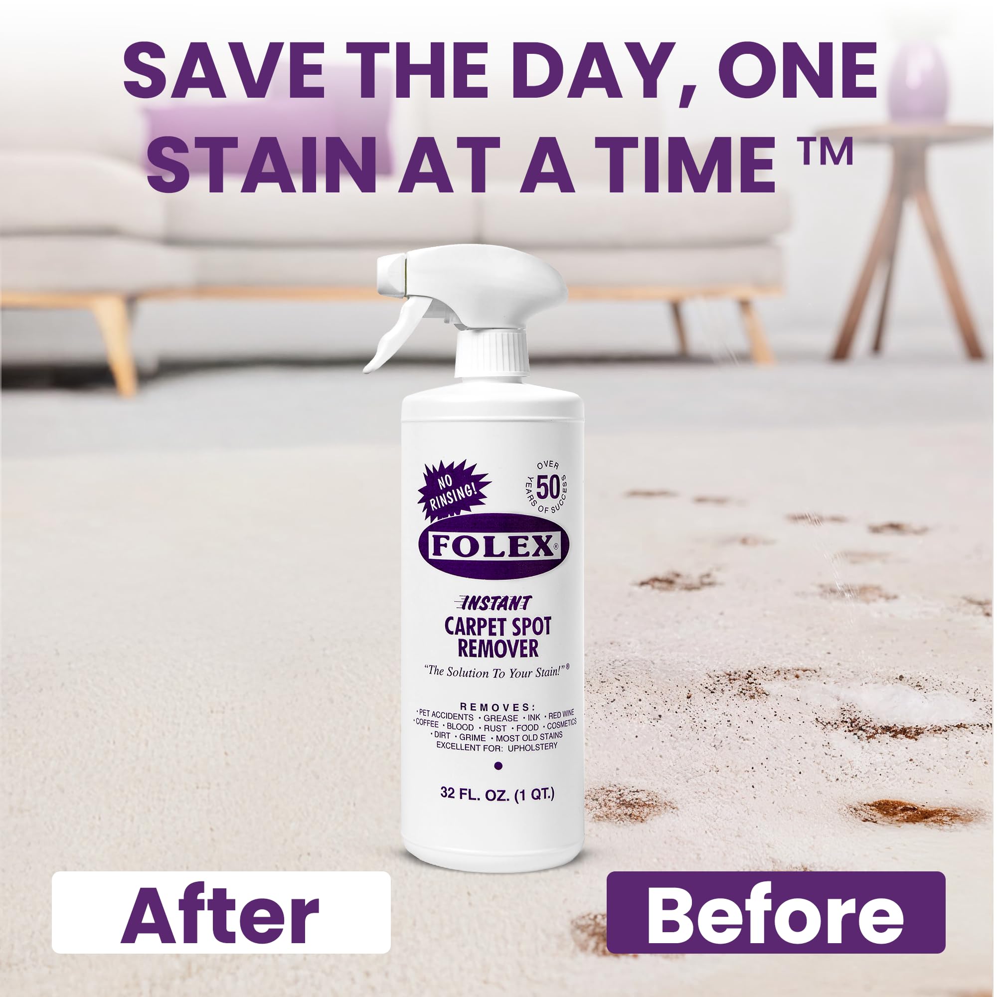 Foto 7 | Quitamanchas Para Alfombras Folex Instant  946 Ml  Paquete De 3 - Venta Internacional.