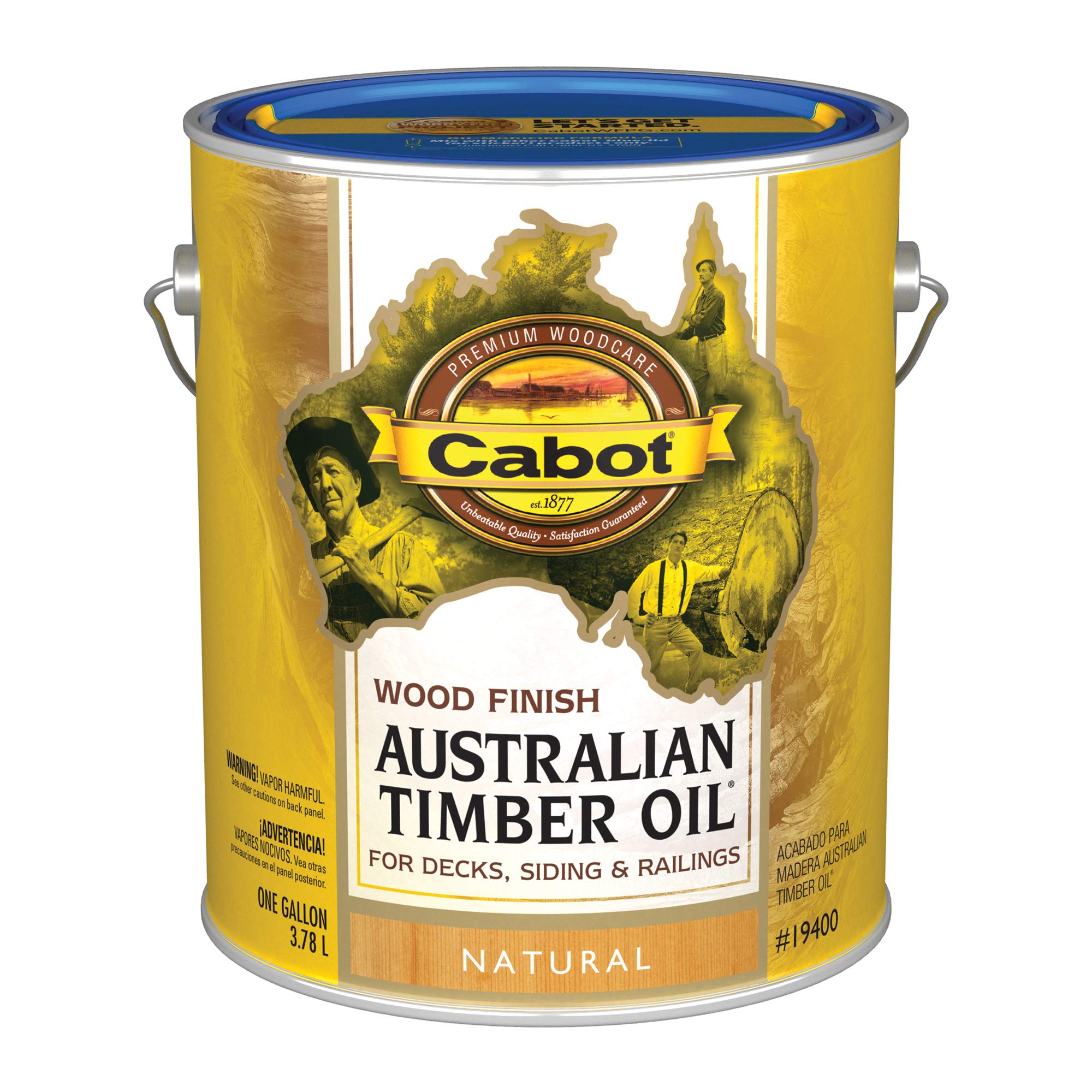 Foto 2 pulgar | Aceite Para Madera Australiano Stain Cabot, Reducible En Agua, 3,78 L, Natural - Venta Internacional.