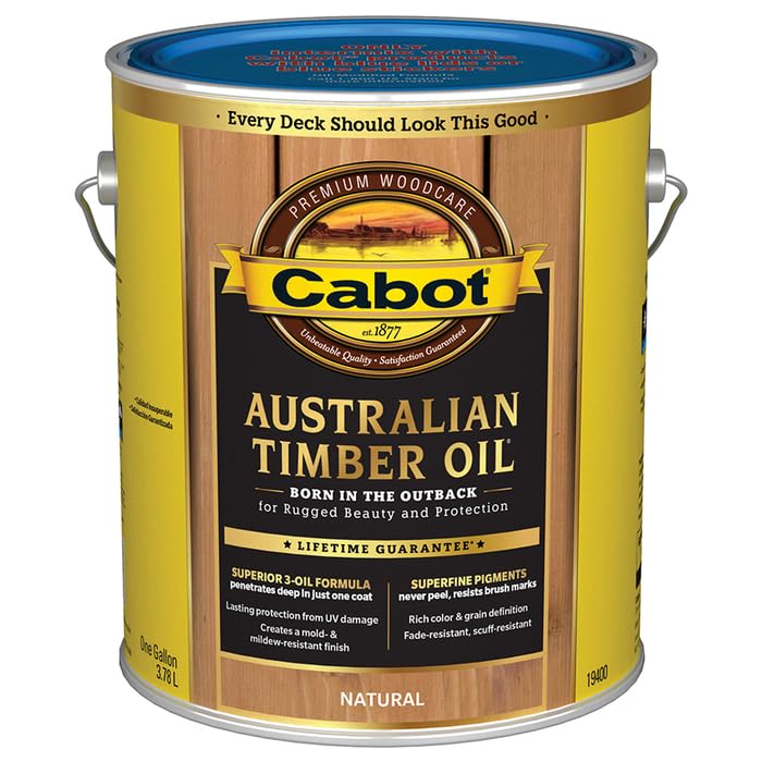 Foto 3 pulgar | Aceite Para Madera Australiano Stain Cabot, Reducible En Agua, 3,78 L, Natural - Venta Internacional.