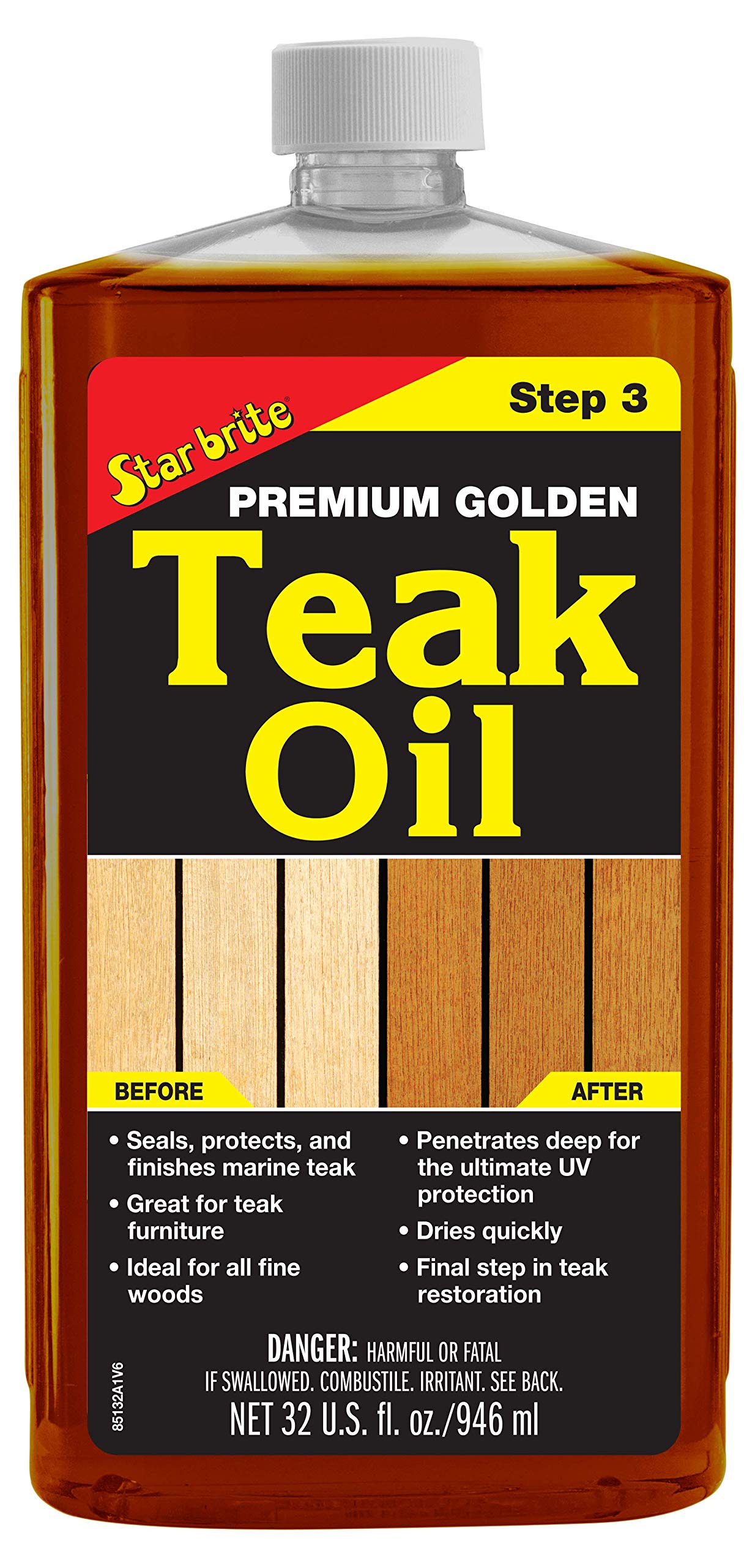 Foto 1 | Aceite De Teca Star Brite Premium Golden, 960 Ml, Sellador Definitivo - Venta Internacional.