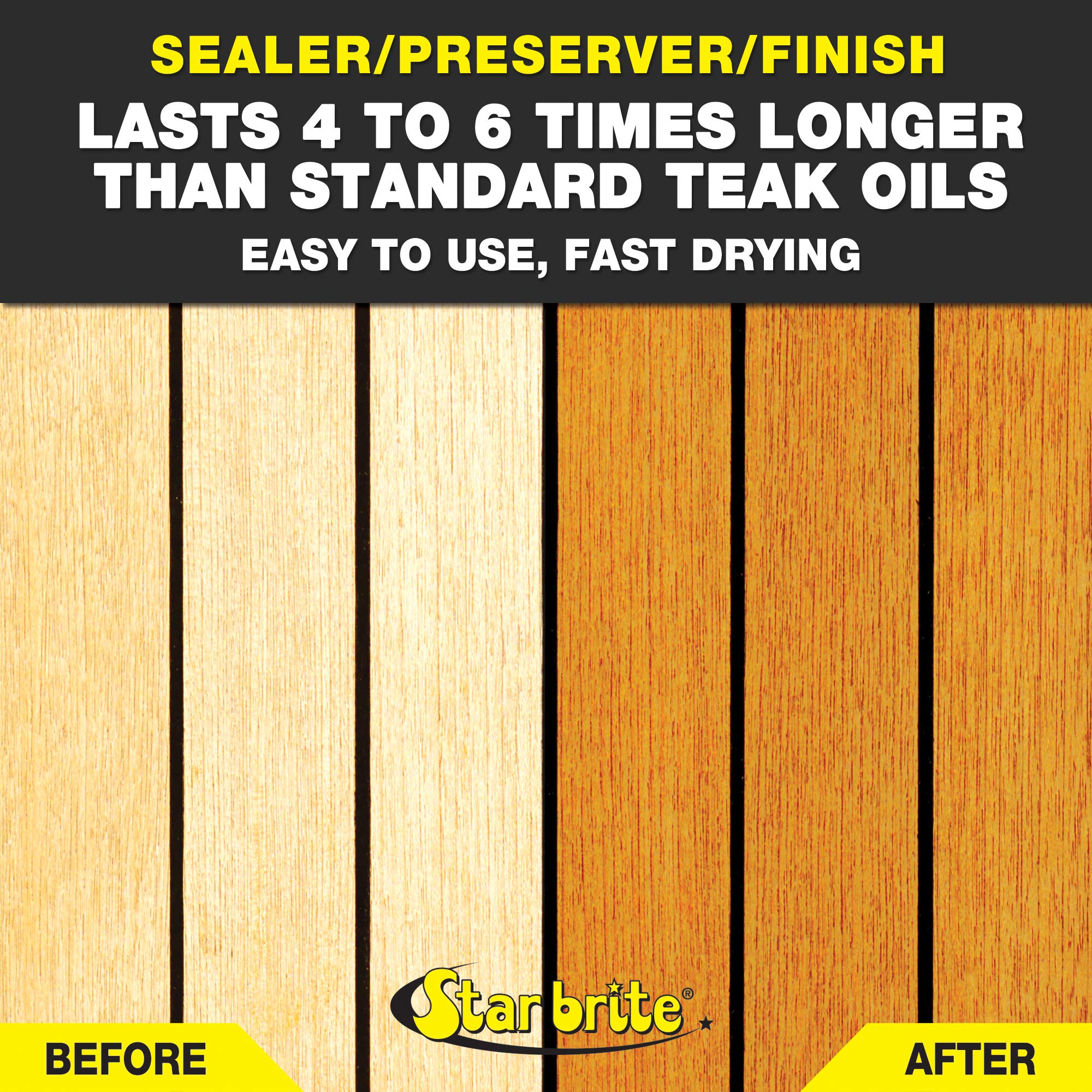 Foto 4 pulgar | Aceite De Teca Star Brite Premium Golden Sealer Preserver 3  3 78 L - Venta Internacional.