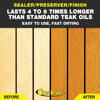 Foto 3 | Aceite De Teca Star Brite Premium Golden Sealer Preserver 3 3 78 L - Venta Internacional.