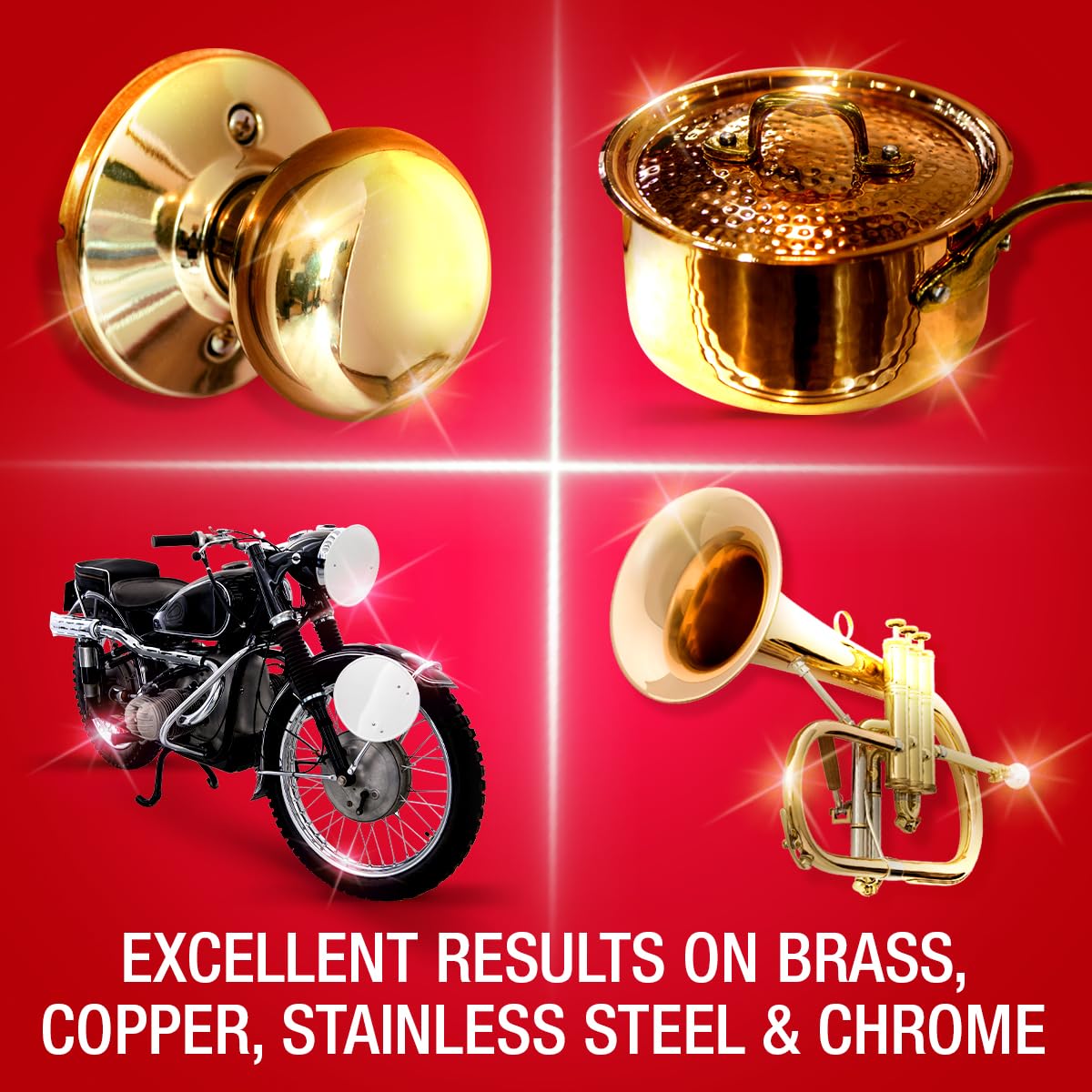 Foto 3 | Guata Metálica Para Pulir Metal Brasso  75 G  Para Latón  Cobre  Acero Inoxidable - Venta Internacional.